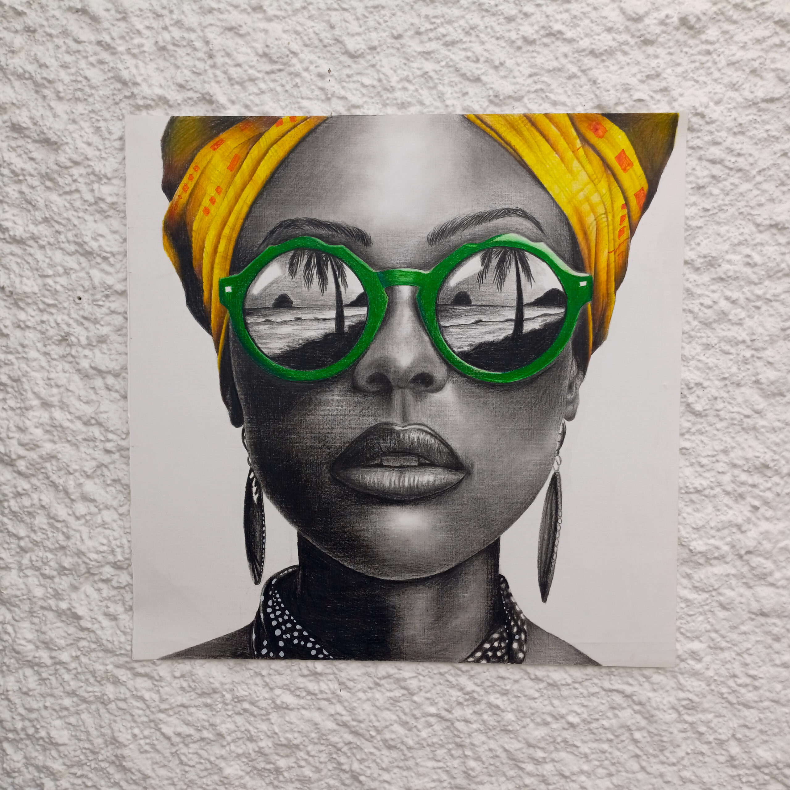 KREYOL, 2024 - 50 x 50 cm - Œuvre originale