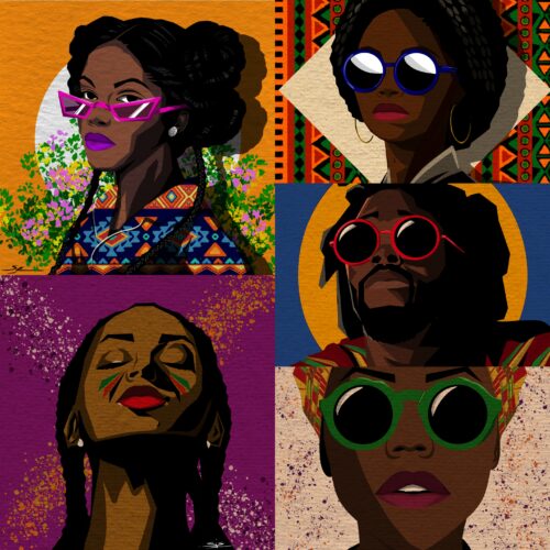 BLESSED, 2025 - 50 x 50 cm - Œuvre originale