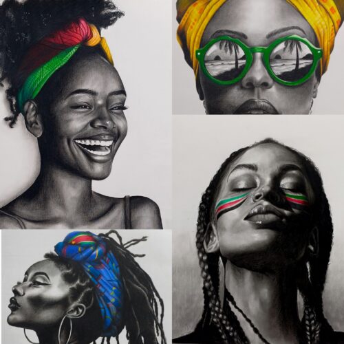 BLESSED, 2025 - 50 x 50 cm - Œuvre originale