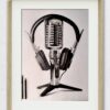 VINTAGE MICROPHONE, 2023 - Print - Edition limitée à 30 tirages