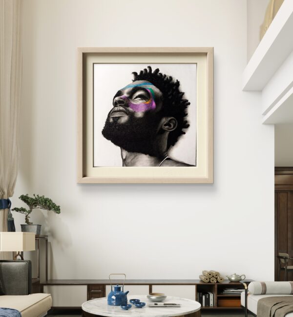 Postérité, 2024 - 50 x 50 cm - Œuvre originale