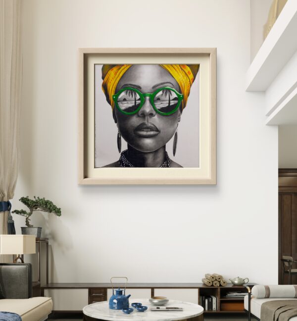 KREYOL, 2024 - 50 x 50 cm - Œuvre originale